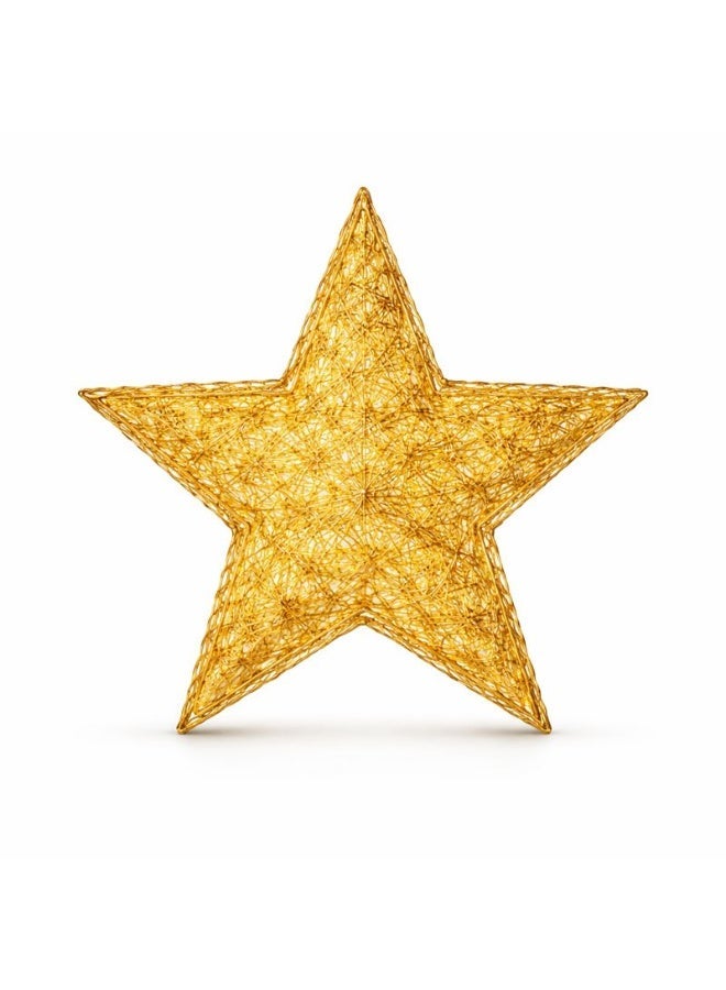 Home Care Star Lamp with Constant Warm Light, 40cm Decorative Hanging Star with 30 LEDs, Battery Operated Lighting - Image 3